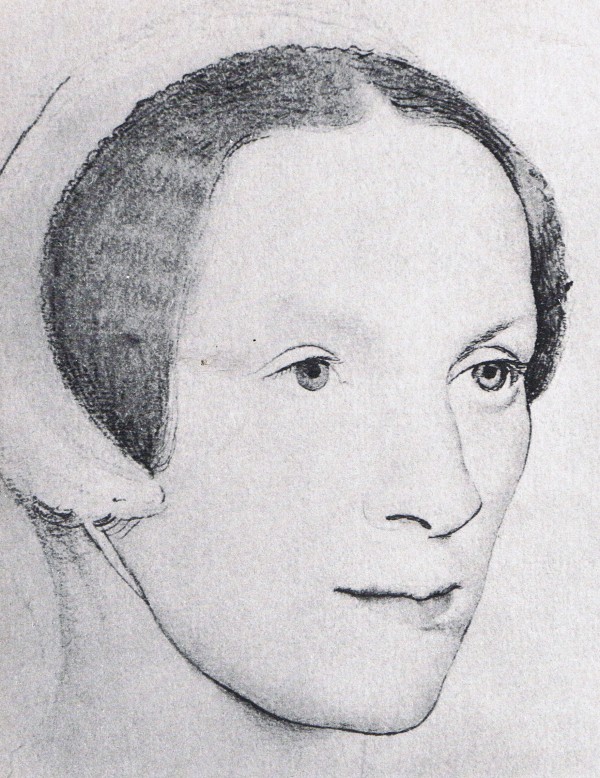 Portrait of a Scandinavian woman by Hans Holbein